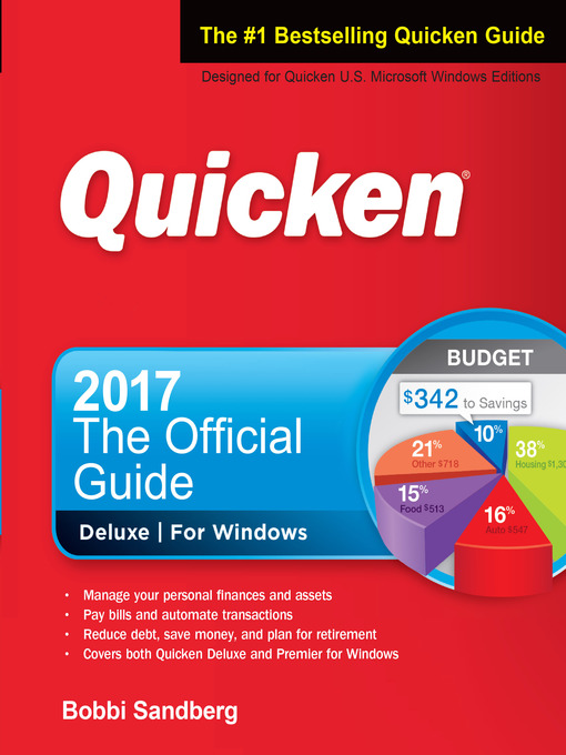 Title details for Quicken 2017 the Official Guide by Bobbi Sandberg - Available